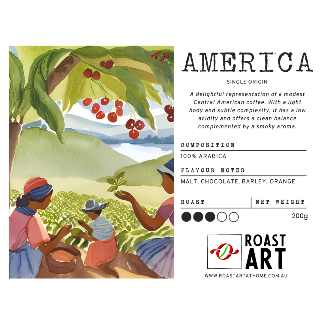America coffee beans from RoastArt Coffee